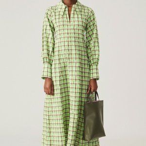 NWT Ganni Maxi Dress Green Size 40 (M/L)